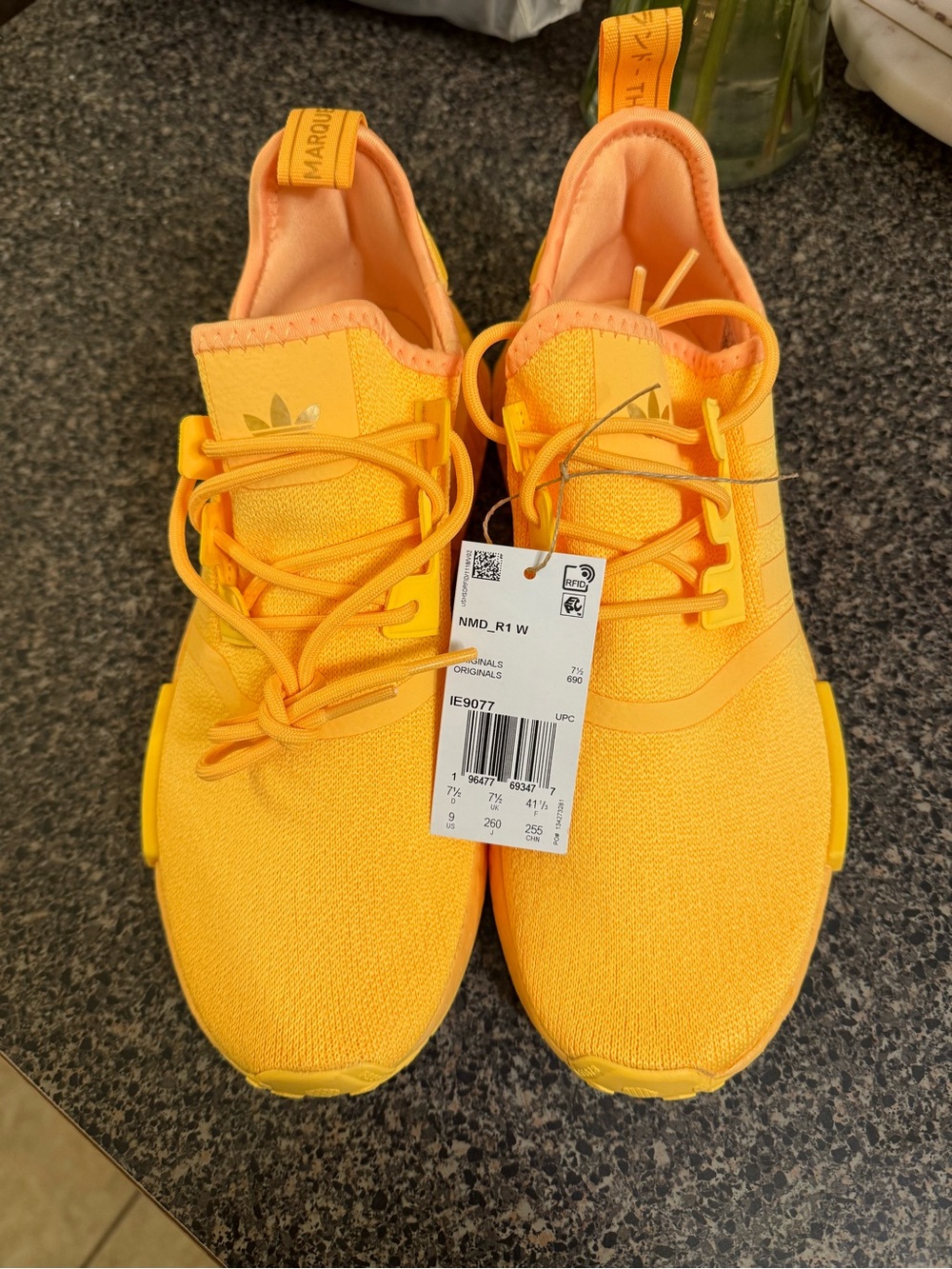 adidas Yellow Knit NMD_R1 Women’s Sneakers